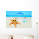 Sunbathing Starfish Wall Mural