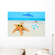 Sunbathing Starfish Wall Mural