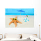 Sunbathing Starfish Wall Mural