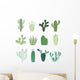 Collection Cactus Wall Decal Sticker Set