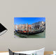 Traditional Gondolas at Venice Rialto grand canal Wall Mural