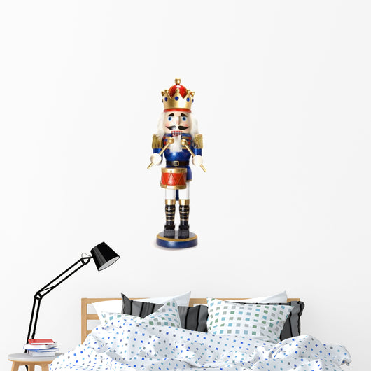 Drummer Nutcracker Wall Decal