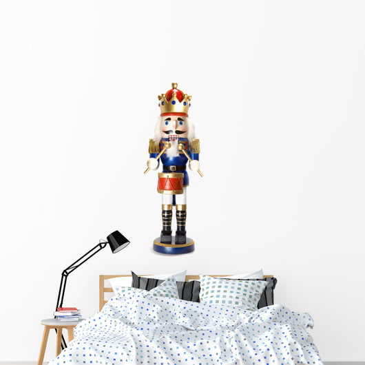 Drummer Nutcracker Wall Decal