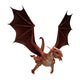 Flying Red Fantasy Dragon Wall Decal