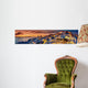 Santorin Panorama Abendstimmung Wall Mural
