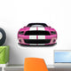 Pink Muscle Car Wall Decal