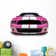 Pink Muscle Car Wall Decal