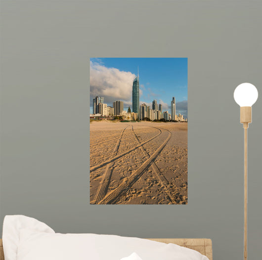 Sandy Beach Gold Coast Wall Decal
