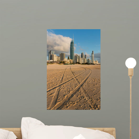 Sandy Beach Gold Coast Wall Decal