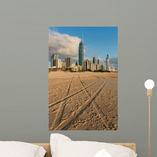Sandy Beach Gold Coast Wall Decal