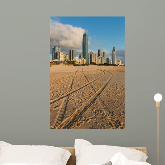 Sandy Beach Gold Coast Wall Decal