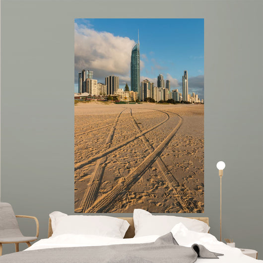 Sandy Beach Gold Coast Wall Decal