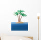 Private Desert Island Wall Decal