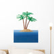 Private Desert Island Wall Decal