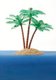 Private Desert Island Wall Decal