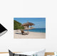 Beach Chair Wall Decal Design 2