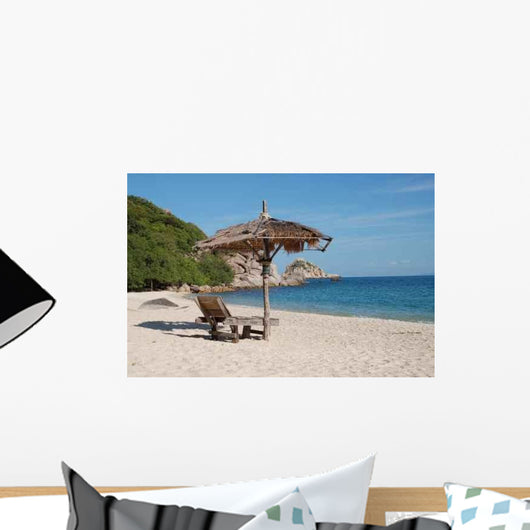 Beach Chair Wall Decal Design 2