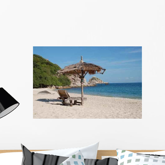 Beach Chair Wall Decal Design 2