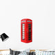 Isolated London Telephone Booth Wall Decal