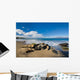 Pile of Rocks on a Tropical Beach Wall Mural