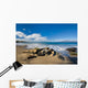 Pile of Rocks on a Tropical Beach Wall Mural