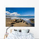 Pile of Rocks on a Tropical Beach Wall Mural