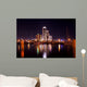 The skyline of Corpus Christi, Texas at night  Wall Mural