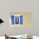 Blue Shutters Wall Mural