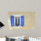 Blue Shutters Wall Mural