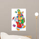 Santa Claus with Christmas Wall Decal