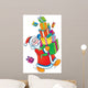 Santa Claus with Christmas Wall Decal