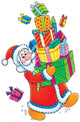 Santa Claus with Christmas Wall Decal