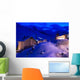 Ski Run Night Wall Decal