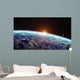 Sunrise over Planet Earth Wall Decal