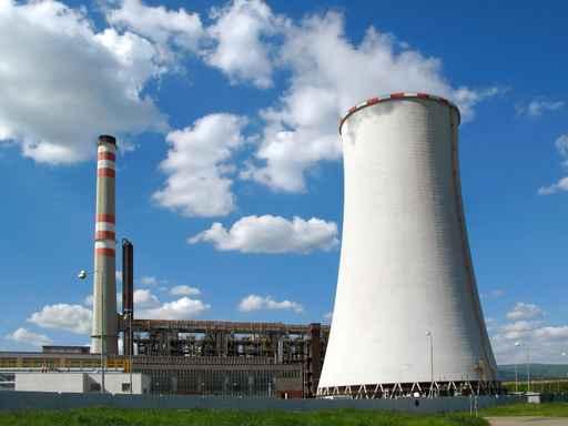 Coal-burning Power Plant Wall Decal
