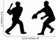 Baseball Player Wall Decal