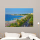 Waterfront Nice from above Wall Decal