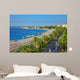 Waterfront Nice from above Wall Decal