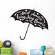 April-showers Bring May-flowers Umbrella Wall Decal