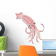 Pink Squid Wall Decal