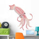 Pink Squid Wall Decal