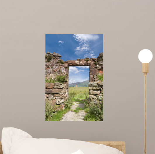 Ruined Doorway Wall Mural