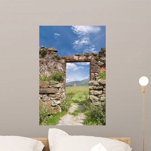 Ruined Doorway Wall Mural