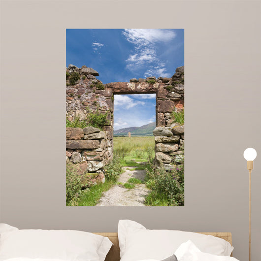 Ruined Doorway Wall Mural