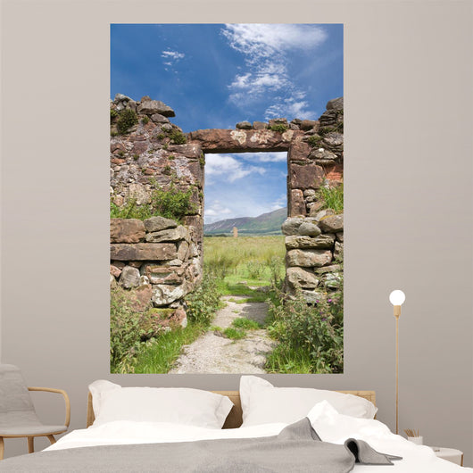 Ruined Doorway Wall Mural