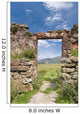 Ruined Doorway Wall Mural
