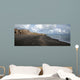 Perissa black beach, Santorini island, Greece Wall Mural