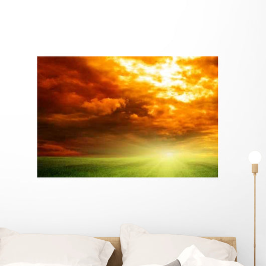 Field Flax Wall Decal