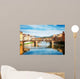Santa Trinita bridge over the Arno River, Florence Wall Mural