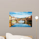 Santa Trinita bridge over the Arno River, Florence Wall Mural